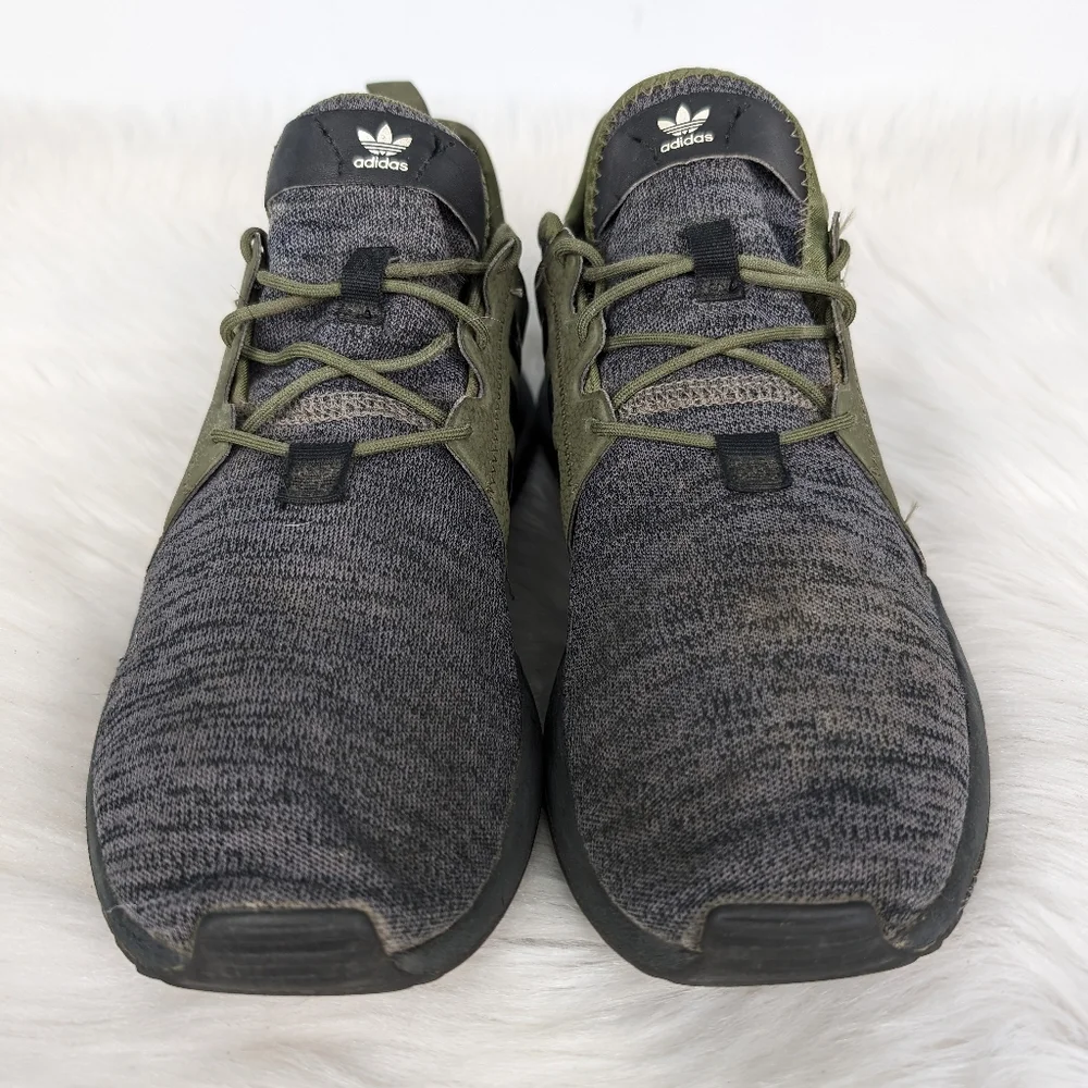 Adidas lightweight running shoes, women's size 6.5, olive - Picture 6 of 9